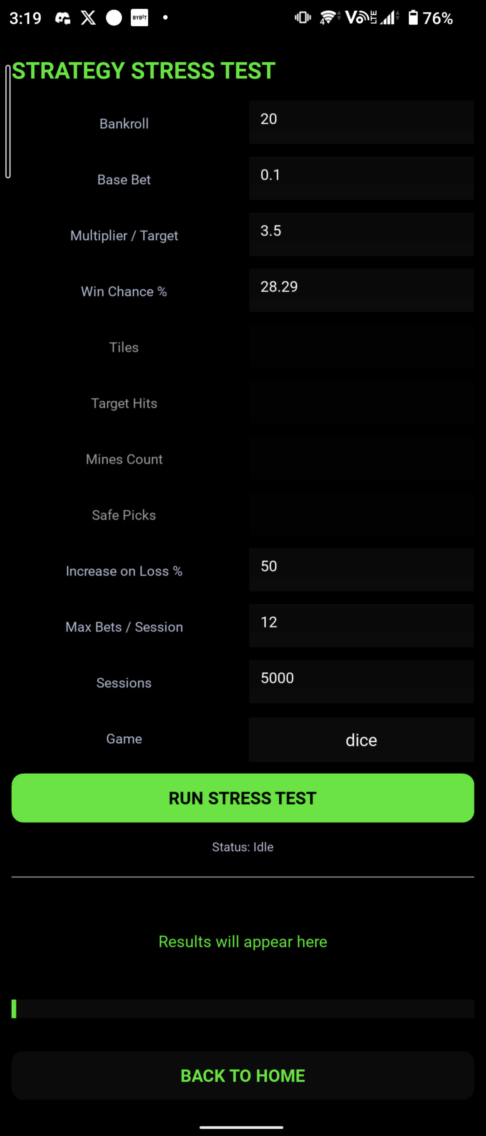 Strategy Stress Test